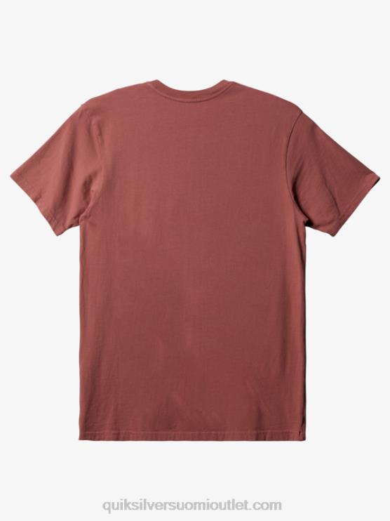 Quiksilver D6JJ892 miehet marsala jokapäiväinen tasku t-paita