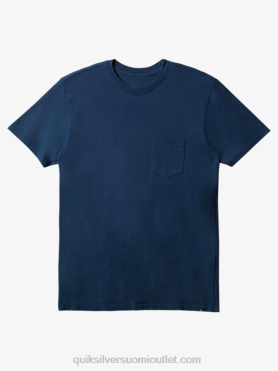 Quiksilver D6JJ898 miehet keskiyön laivasto jokapäiväinen tasku t-paita