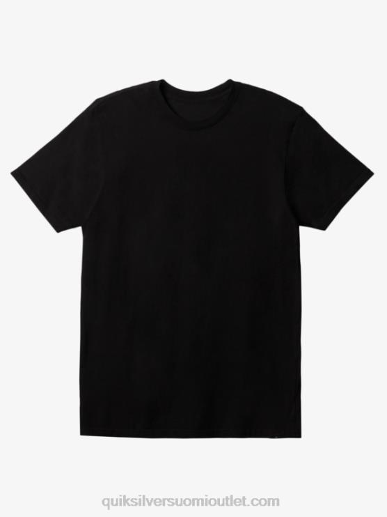 Quiksilver D6JJ902 miehet musta jokapäiväinen t-paita