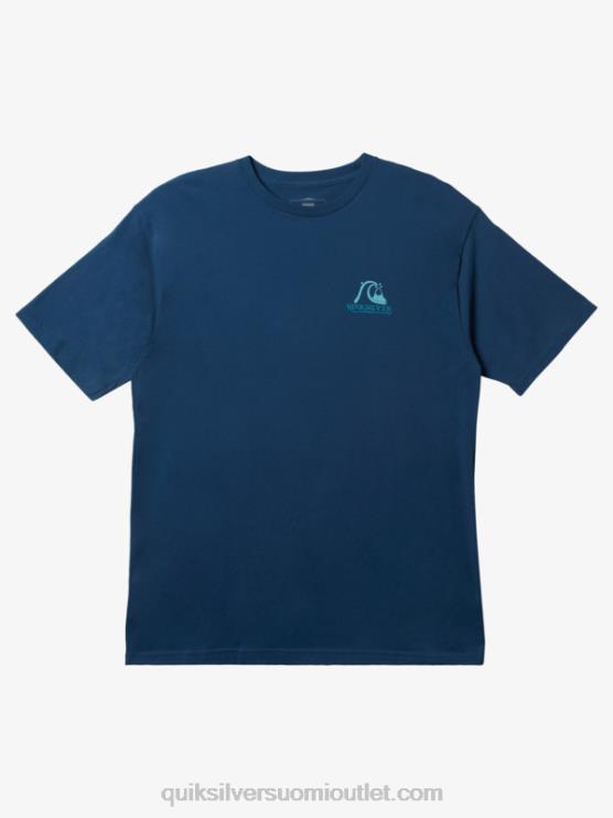 Quiksilver D6JJ947 miehet lippu sininen vesimies saada jiggy-t-paita