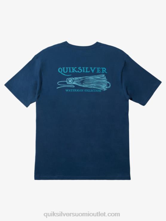 Quiksilver D6JJ947 miehet lippu sininen vesimies saada jiggy-t-paita