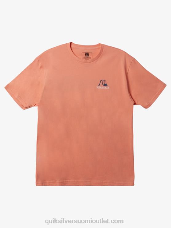 Quiksilver D6JJ948 miehet persikan pinkki vesimies saada jiggy-t-paita