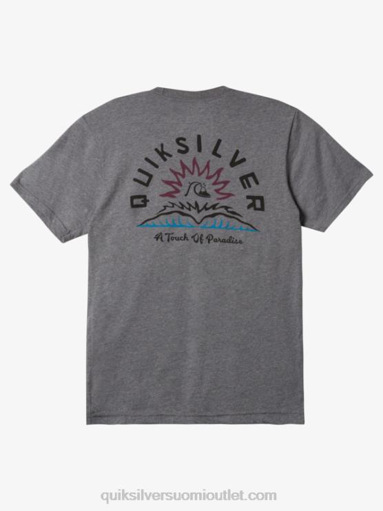 Quiksilver D6JJ969 miehet keskiharmaa kanerva Water Tales mod t-paita