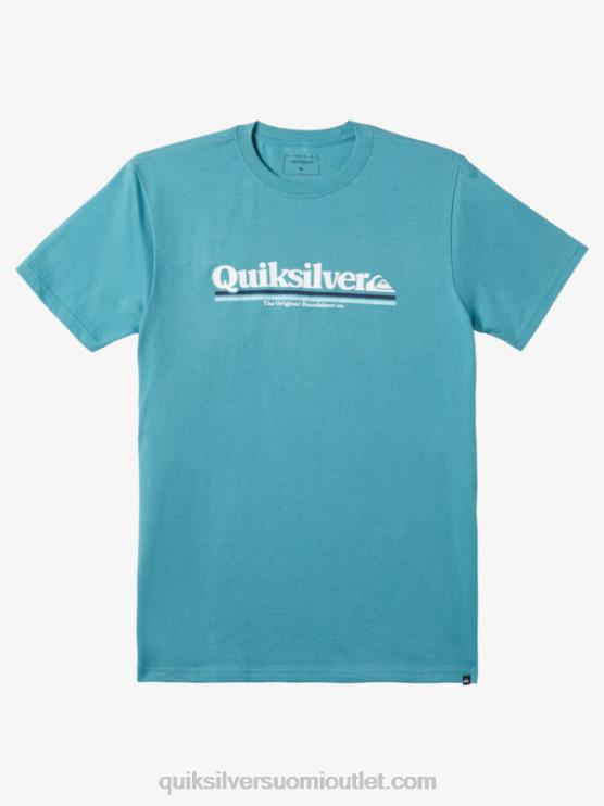 Quiksilver D6JJ980 miehet britanen sininen rivien välistä t-paitaa
