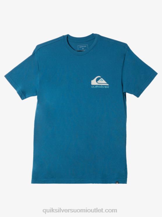 Quiksilver D6JJ985 miehet marokon sininen omni-logoinen t-paita