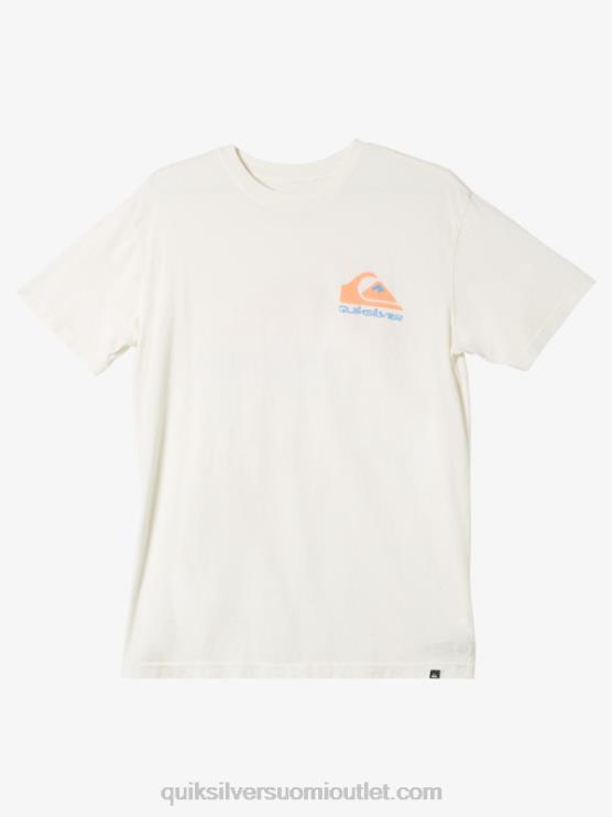 Quiksilver D6JJ986 miehet antiikki valkoinen omni-logoinen t-paita