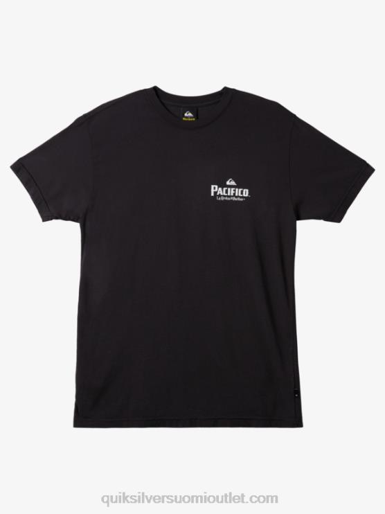 Quiksilver x Pacifico D6JJ10 miehet asfaltti luonnonkaunis vibes t-paita