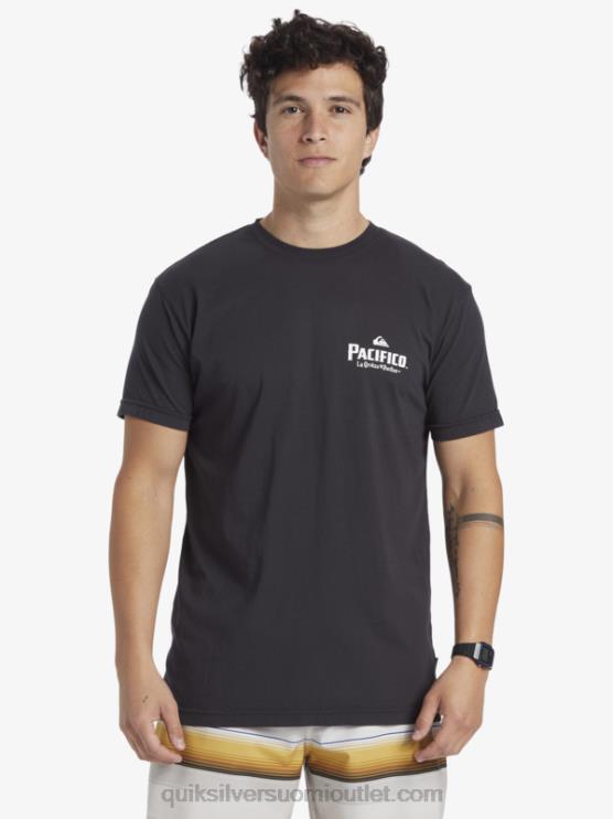 Quiksilver x Pacifico D6JJ10 miehet asfaltti luonnonkaunis vibes t-paita