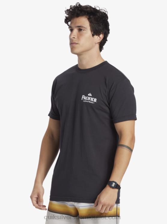 Quiksilver x Pacifico D6JJ10 miehet asfaltti luonnonkaunis vibes t-paita