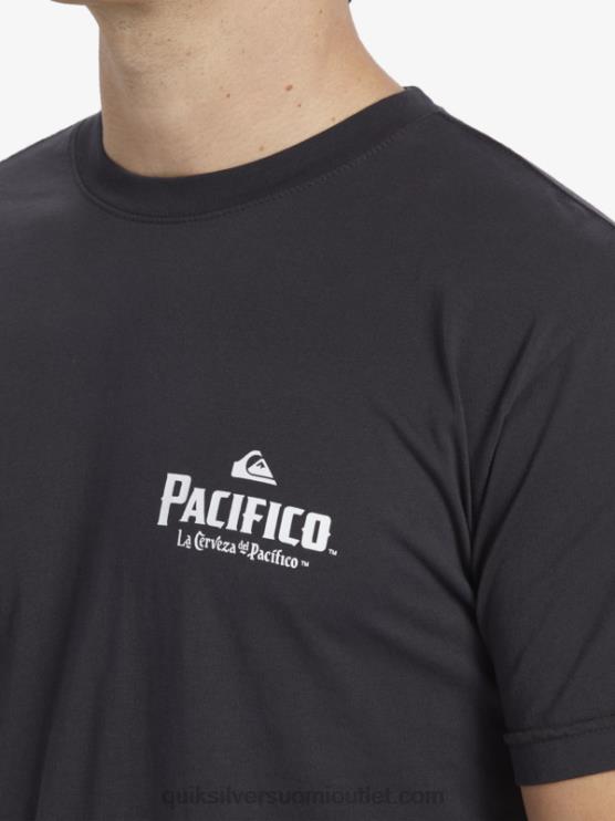 Quiksilver x Pacifico D6JJ10 miehet asfaltti luonnonkaunis vibes t-paita