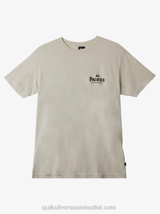 Quiksilver x Pacifico D6JJ11 miehet kivi älä taistele vaahto-t-paitaa vastaan