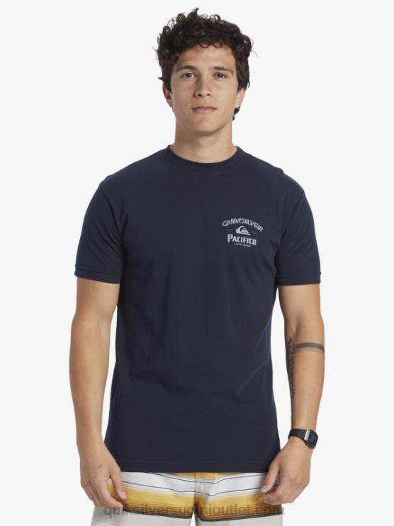 Quiksilver x Pacifico D6JJ1 miehet laivasto bleiseri lockup t-paita