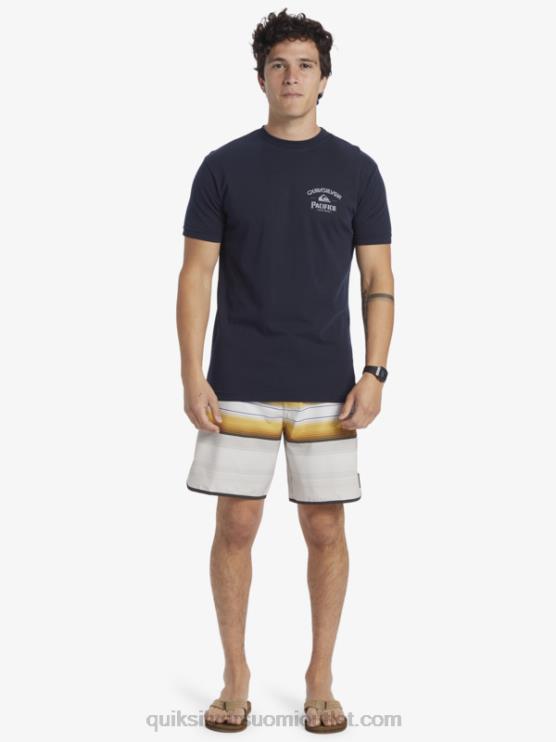 Quiksilver x Pacifico D6JJ1 miehet laivasto bleiseri lockup t-paita