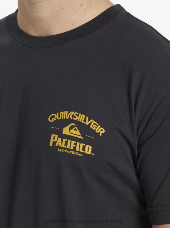Quiksilver x Pacifico D6JJ8 miehet asfaltti suora ampuja t-paita