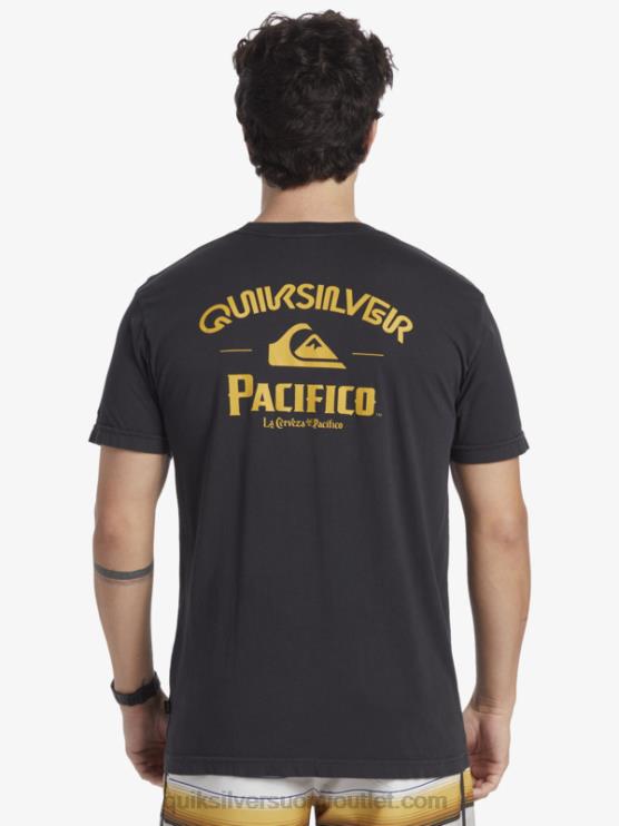 Quiksilver x Pacifico D6JJ8 miehet asfaltti suora ampuja t-paita