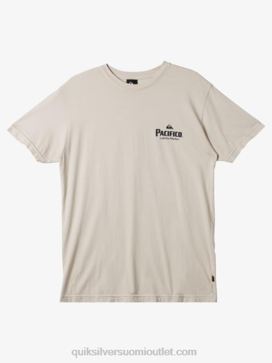 Quiksilver x Pacifico D6JJ9 miehet kivi luonnonkaunis vibes t-paita