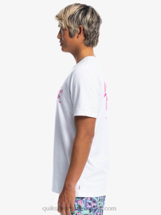 Quiksilver x Stranger D6JJ1839 miehet valkoinen asioita lenora t-paita