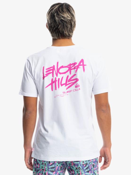 Quiksilver x Stranger D6JJ1839 miehet valkoinen asioita lenora t-paita