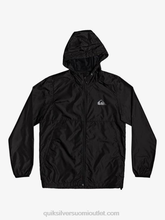 Quiksilver D6JJ1012 miehet musta jokapäiväinen tuulitakki