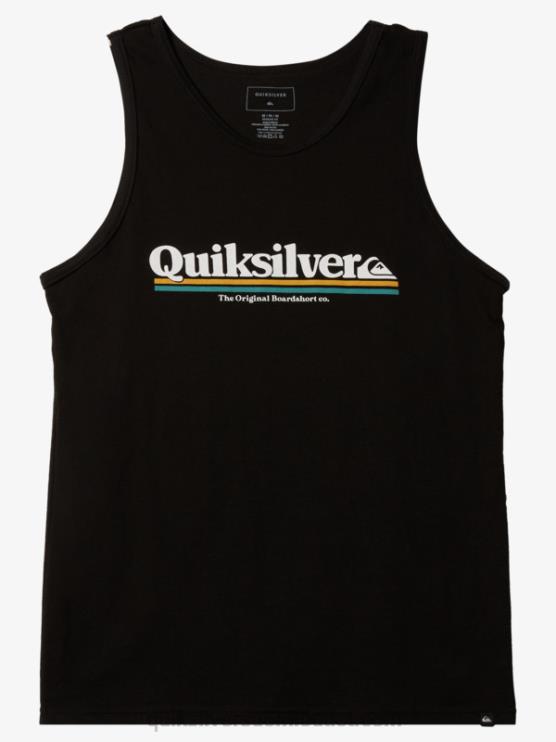 Quiksilver D6JJ1003 miehet musta rivien välissä tankki