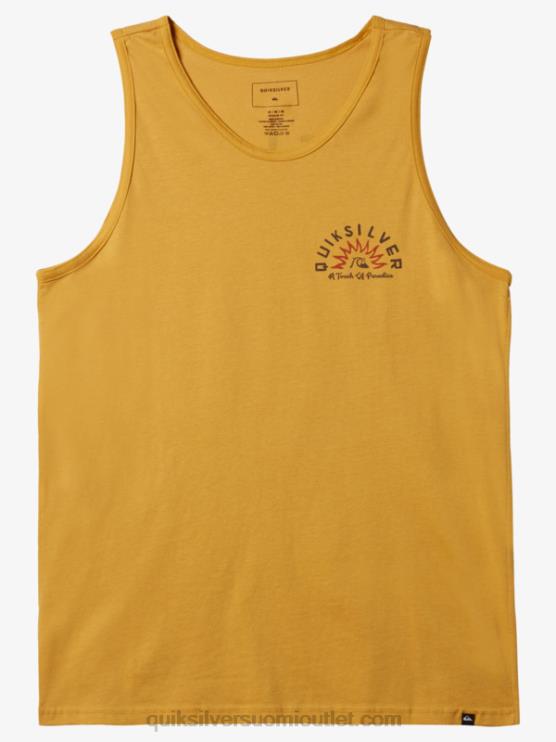 Quiksilver D6JJ1363 miehet kirkasta kultaa water tales tanks t-paita