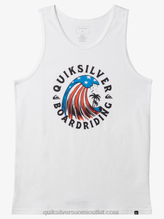 Quiksilver D6JJ154 miehet valkoinen aaltosäiliön koti