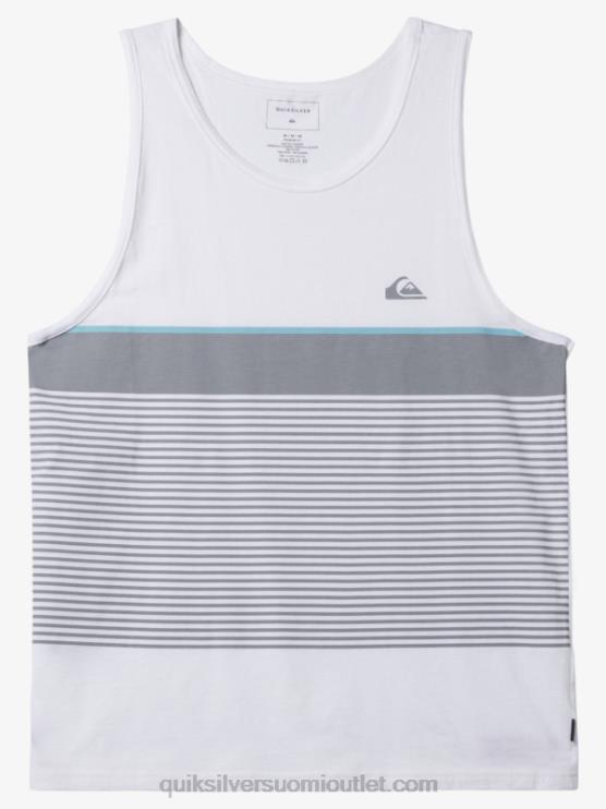 Quiksilver D6JJ456 miehet valkoinen tijuana-raitasäiliö