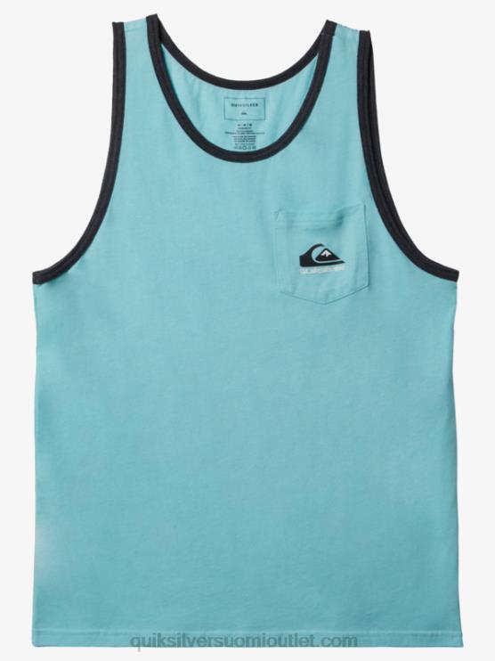Quiksilver D6JJ558 miehet enkelinsininen kanerva omni pocket tank t-paita