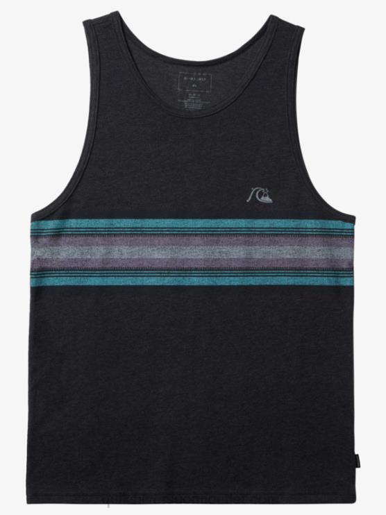 Quiksilver D6JJ705 miehet hiilen kanerva jokapäiväinen raidasäiliö