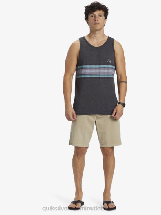 Quiksilver D6JJ705 miehet hiilen kanerva jokapäiväinen raidasäiliö
