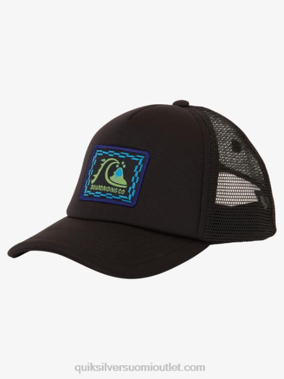 Quiksilver D6JJ1891 pojat musta 2-7 sneaky peak trucker hattu