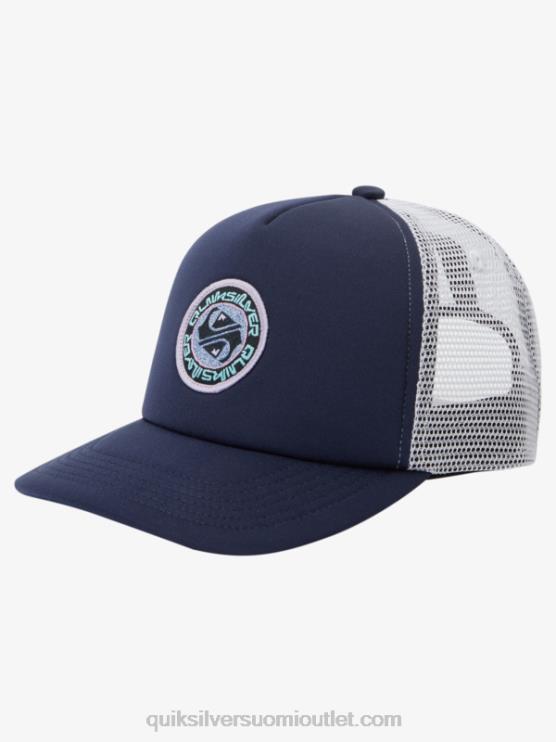 Quiksilver D6JJ1892 pojat laivasto bleiseri 2-7 sneaky peak trucker hattu