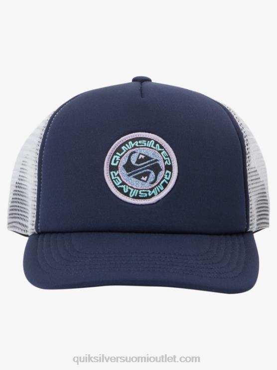 Quiksilver D6JJ1892 pojat laivasto bleiseri 2-7 sneaky peak trucker hattu