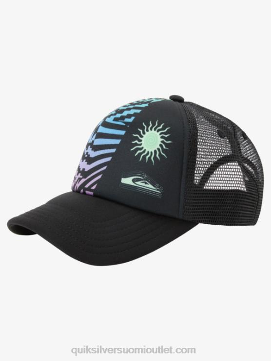 Quiksilver D6JJ1929 pojat musta 8-16 harakka coop snapback hattu