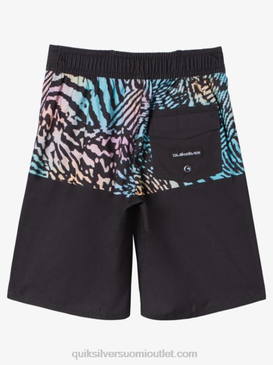 Quiksilver D6JJ1893 pojat musta 2-7 jokapäiväistä jako 14 boardshortsit