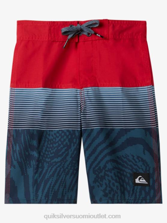 Quiksilver D6JJ1896 pojat korkean riskin punainen 2-7 päivittäistä paneelia 14 boardshortseja