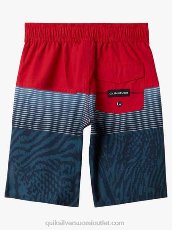 Quiksilver D6JJ1896 pojat korkean riskin punainen 2-7 päivittäistä paneelia 14 boardshortseja