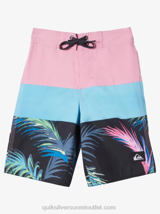 Quiksilver D6JJ1897 pojat moonlite mauve 2-7 päivittäistä paneelia 14 boardshortseja
