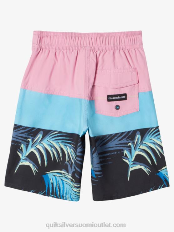 Quiksilver D6JJ1897 pojat moonlite mauve 2-7 päivittäistä paneelia 14 boardshortseja