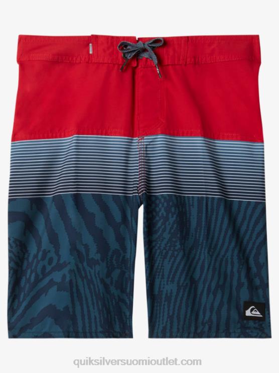 Quiksilver D6JJ1904 pojat korkean riskin punainen 8-16 arjen paneeli 17 boardshortsit