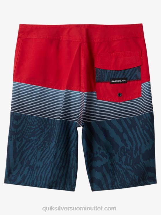 Quiksilver D6JJ1904 pojat korkean riskin punainen 8-16 arjen paneeli 17 boardshortsit