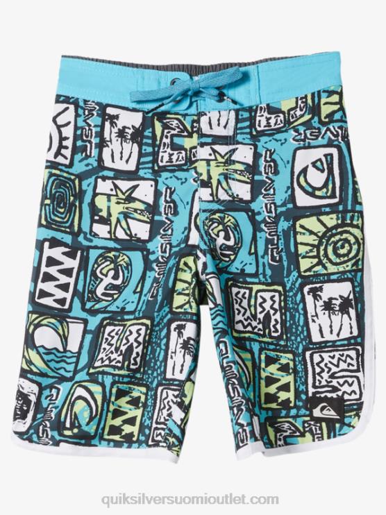 Quiksilver D6JJ1920 pojat joen sininen 2-7 päivittäistä kampasimpukkaa 14 boardshortseja