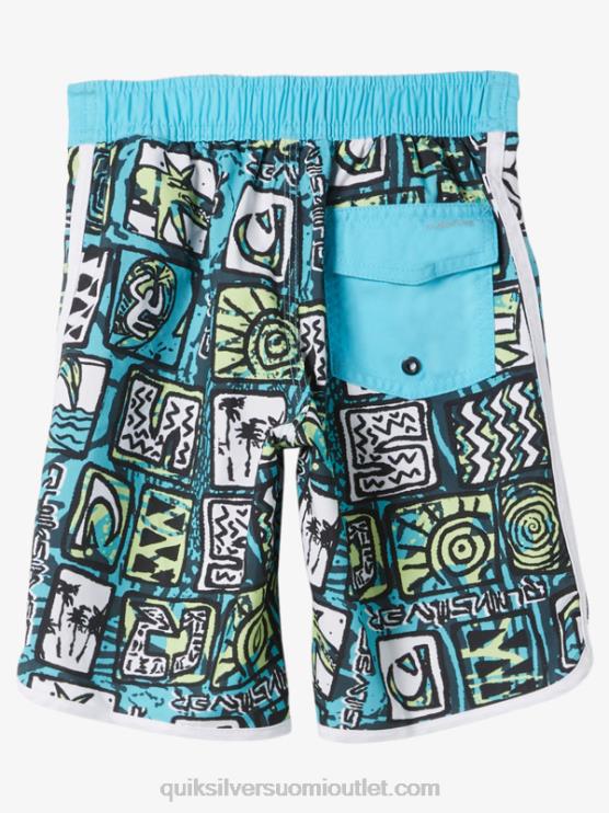 Quiksilver D6JJ1920 pojat joen sininen 2-7 päivittäistä kampasimpukkaa 14 boardshortseja