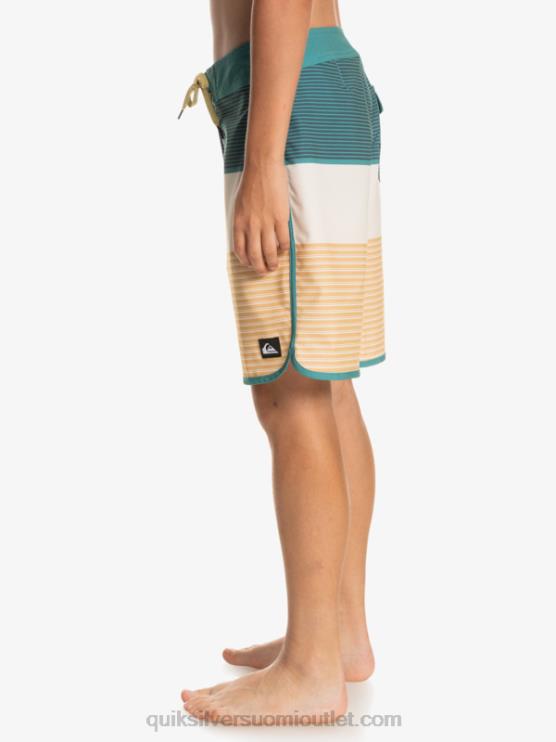 Quiksilver D6JJ1985 pojat vehnä 8-16 surfsilk tijuana 17 boardshortsit