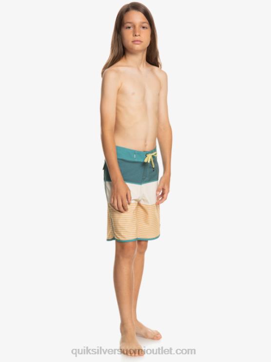 Quiksilver D6JJ1985 pojat vehnä 8-16 surfsilk tijuana 17 boardshortsit