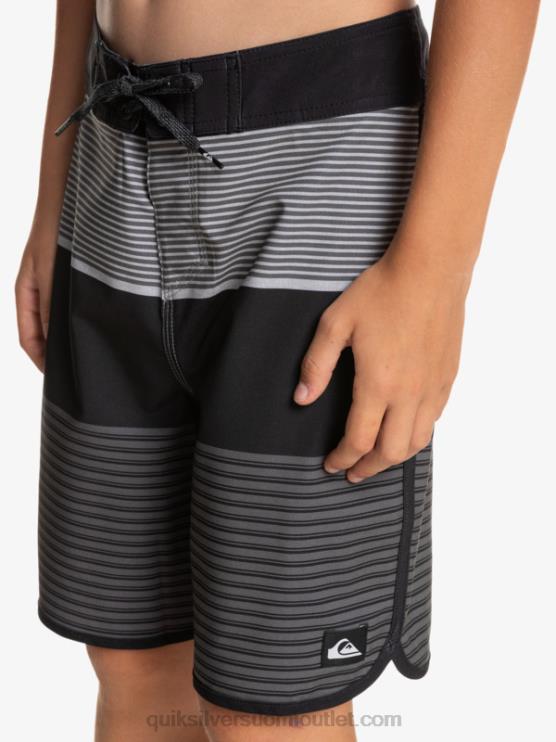 Quiksilver D6JJ1987 pojat musta 8-16 surfsilk tijuana 17 boardshortsit