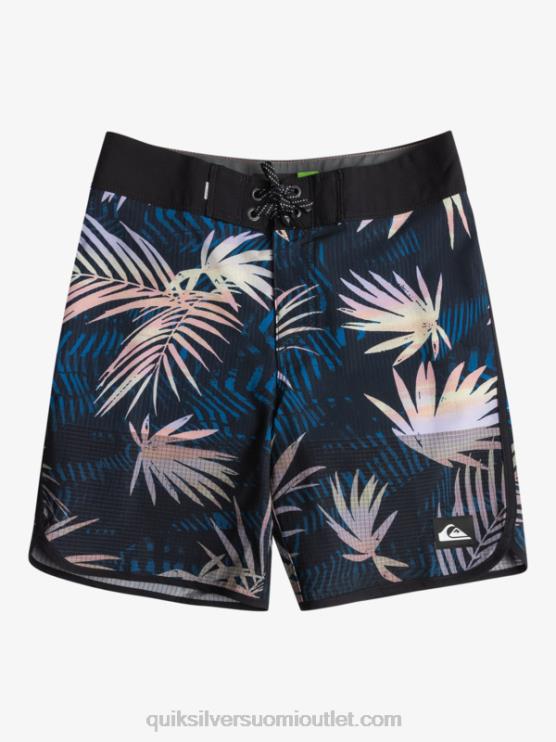 Quiksilver D6JJ2146 pojat musta 8-16 highlite kampasimpukka 16 boardshortsit