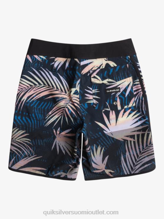 Quiksilver D6JJ2146 pojat musta 8-16 highlite kampasimpukka 16 boardshortsit