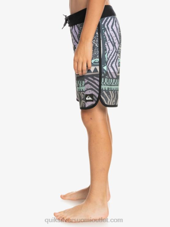 Quiksilver D6JJ2147 pojat keskiyön laivasto 8-16 highlite kampasimpukka 16 boardshortsit
