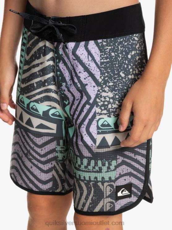 Quiksilver D6JJ2147 pojat keskiyön laivasto 8-16 highlite kampasimpukka 16 boardshortsit